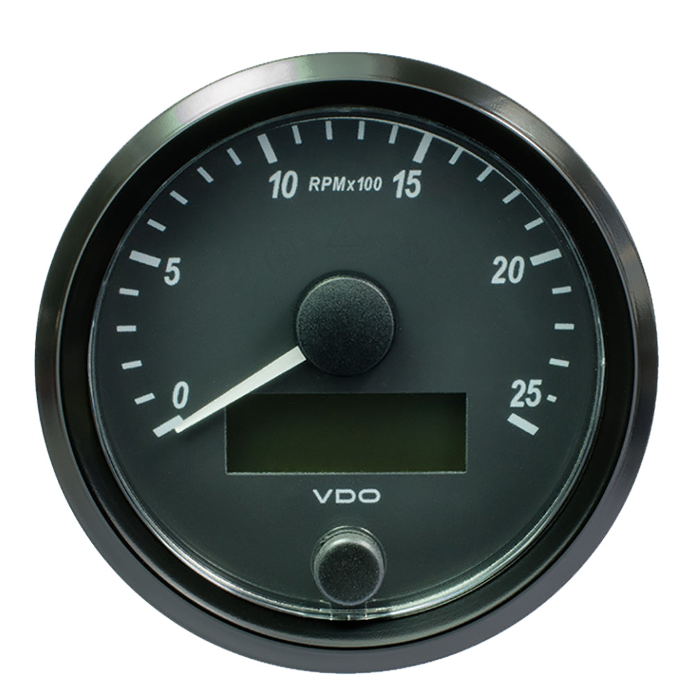 VDO SingleViu 80mm (3-1/8") Tachometer - 2500 RPM [A2C3832970030] - Houseboatparts.com