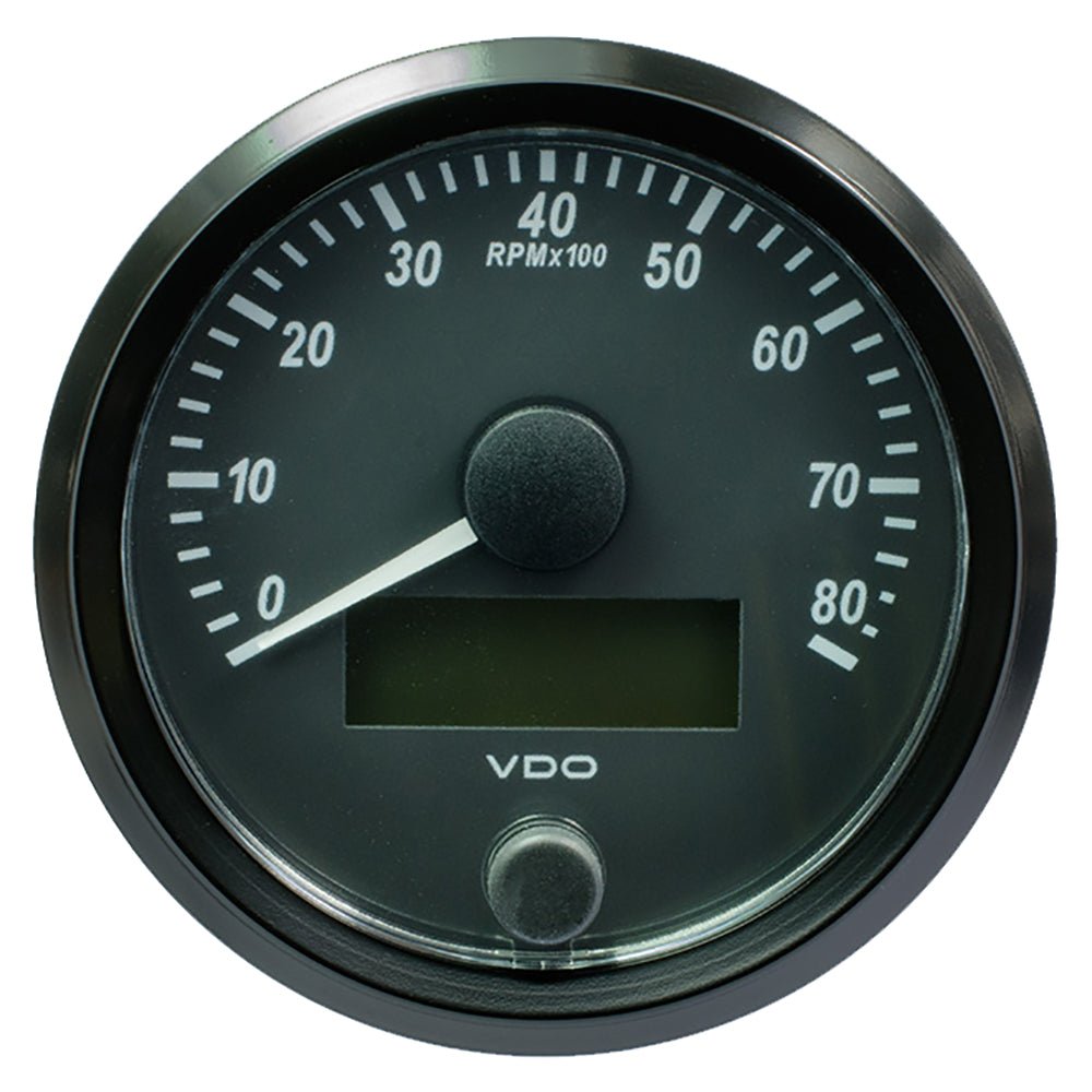 VDO SingleViu 80mm (3 - 1/8") Tachometer - 8000 RPM [A2C3833020030] - Houseboatparts.com