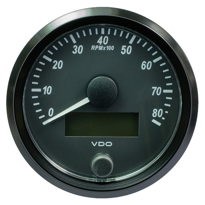 VDO SingleViu 80mm (3 - 1/8") Tachometer - 8000 RPM [A2C3833020030] - Houseboatparts.com