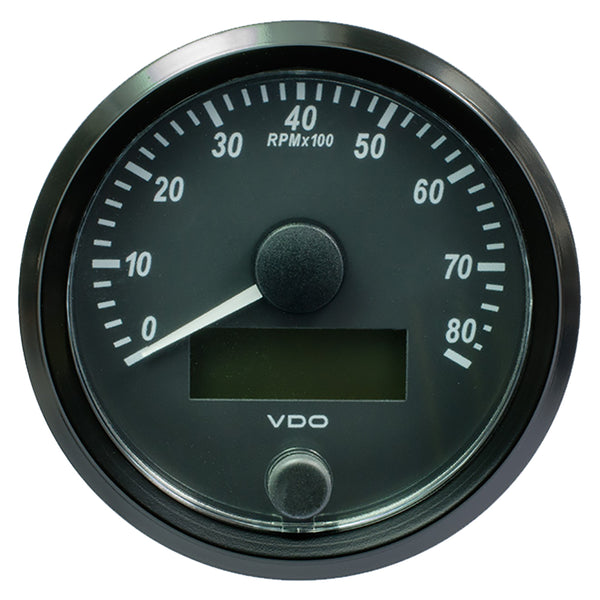 VDO SingleViu 80mm (3-1/8") Tachometer - 8000 RPM [A2C3833020030] - Houseboatparts.com