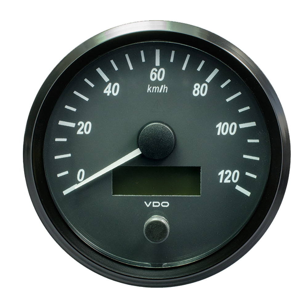 VDO SingleViu 100mm (4") Speedometer - 120 KM/H [A2C3832860030] - Houseboatparts.com