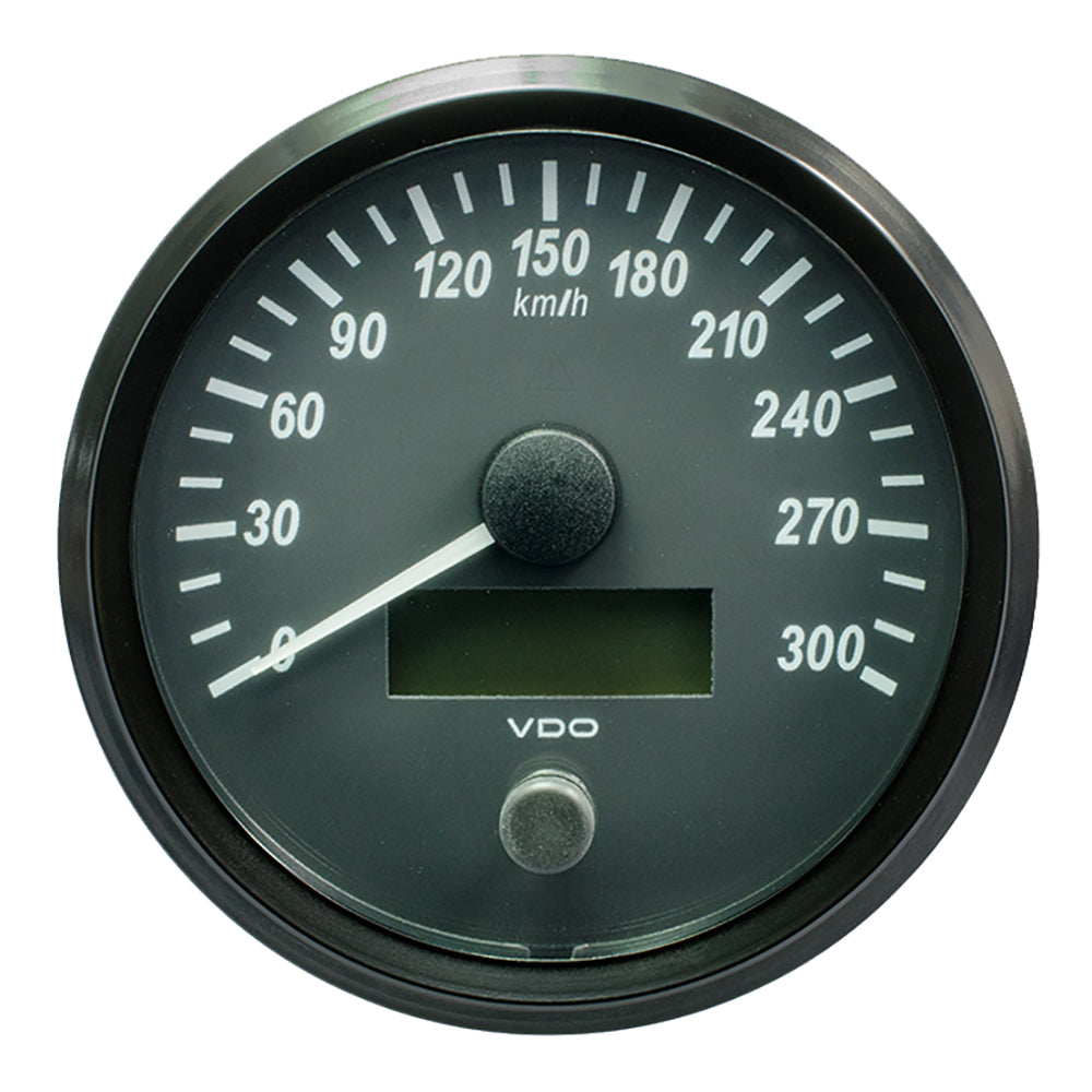 VDO SingleViu 100mm (4") Speedometer - 300 KM/H [A2C3832830030] - Houseboatparts.com