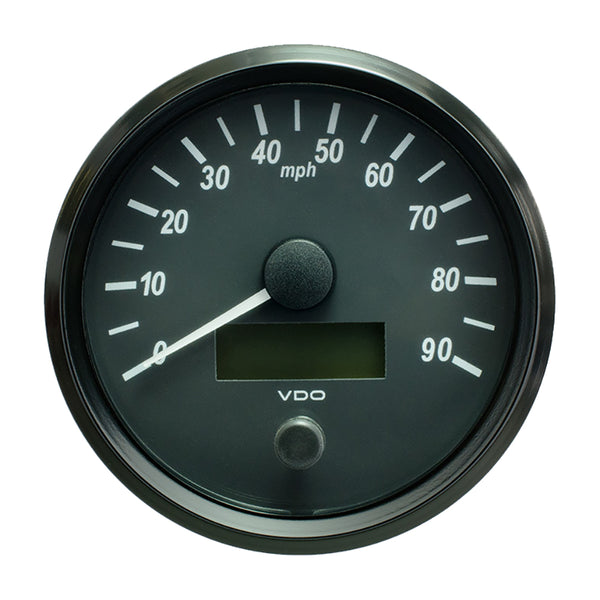 VDO SingleViu 100mm (4") Speedometer - 90 MPH [A2C3832870030] - Houseboatparts.com