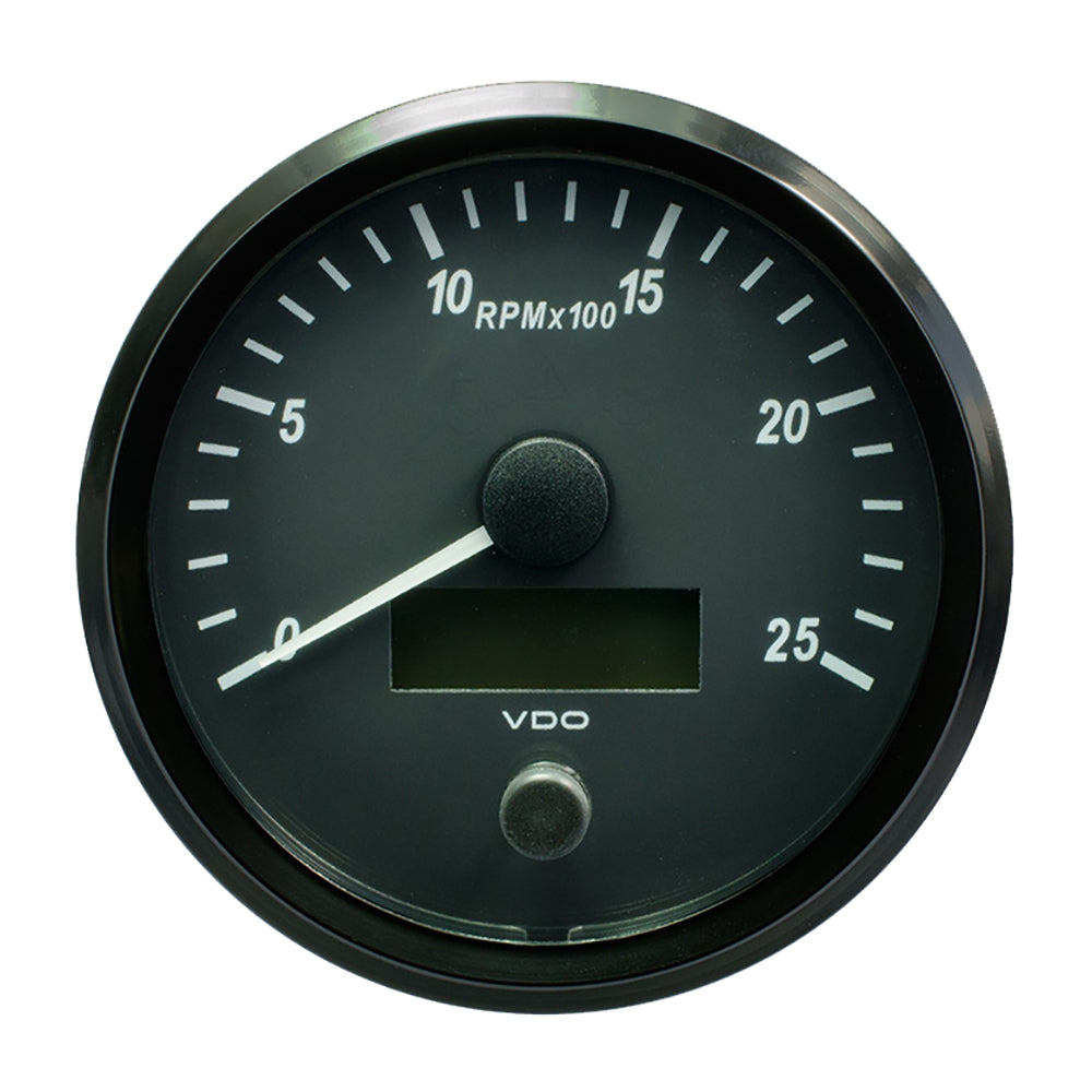 VDO SingleViu 100mm (4") Tachometer - 2500 RPM [A2C3832820030] - Houseboatparts.com