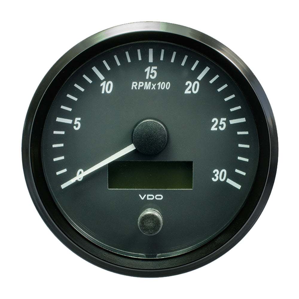 VDO SingleViu 100mm (4") Tachometer - 3000 RPM [A2C3832810030] - Houseboatparts.com