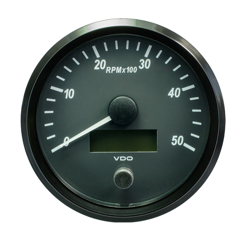 VDO SingleViu 100mm (4") Tachometer - 5000 RPM [A2C3832790030] - Houseboatparts.com