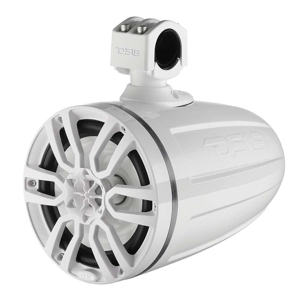 DS18 X Series HYDRO 6.5" Wakeboard Pod Tower Speaker w/RGB LED Light - 300W - White [NXL-X6TP/WH] - Houseboatparts.com