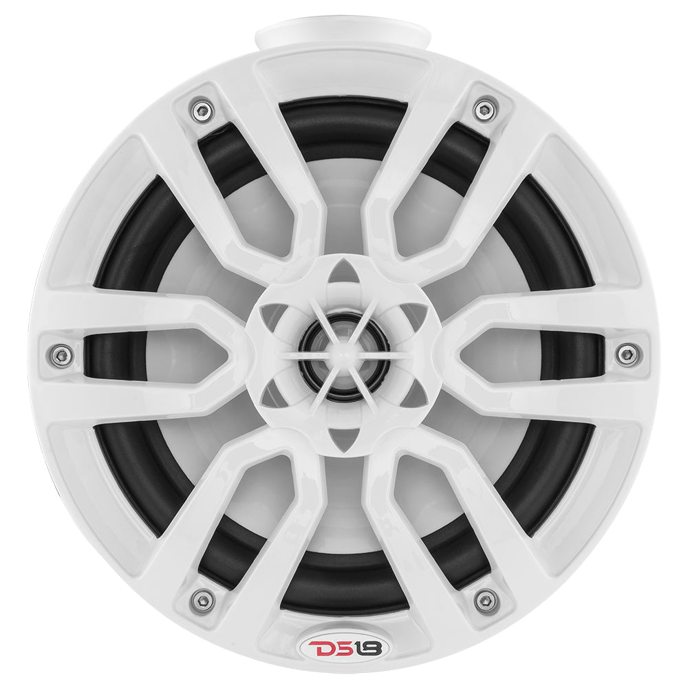 DS18 HYDRO 8" Compact Wakeboard Pod Tower w/RGB Light - 375W - White [NXL-PS8W] - Houseboatparts.com