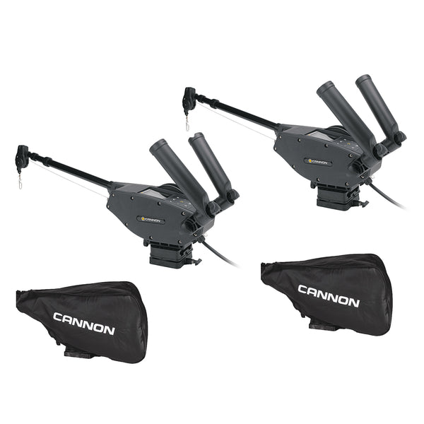 Cannon Optimum 10 BT Electric Downrigger 2-Pack w/Black Covers [1902335X2/COVERS] - Houseboatparts.com
