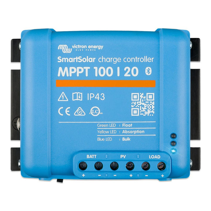Victron SmartSolar MPPT 100/20 - Up to 48 VDC - UL Approved [SCC110020160R] - Houseboatparts.com