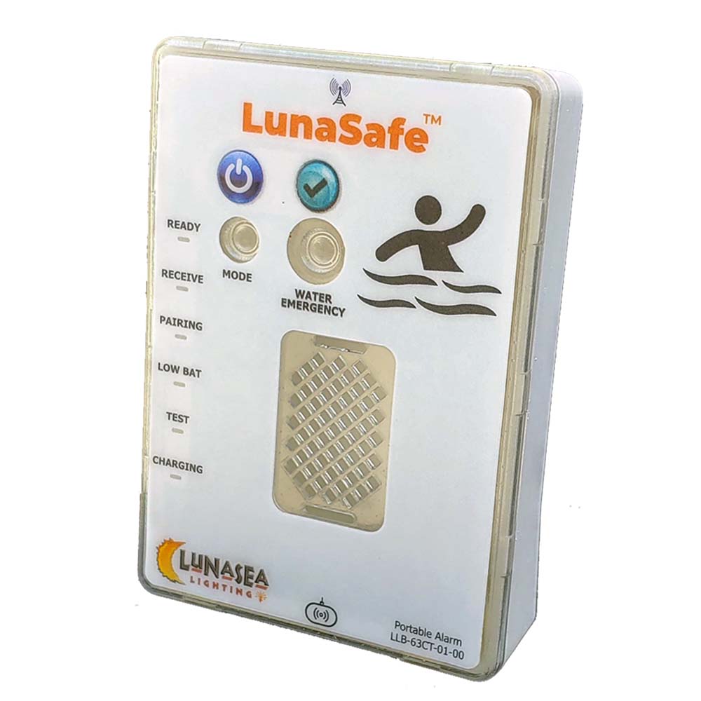 Lunasea Controller f/Audible Alarm Receiver w/Strobe Qi Rechargeable [LLB-63CT-01-00] - Houseboatparts.com