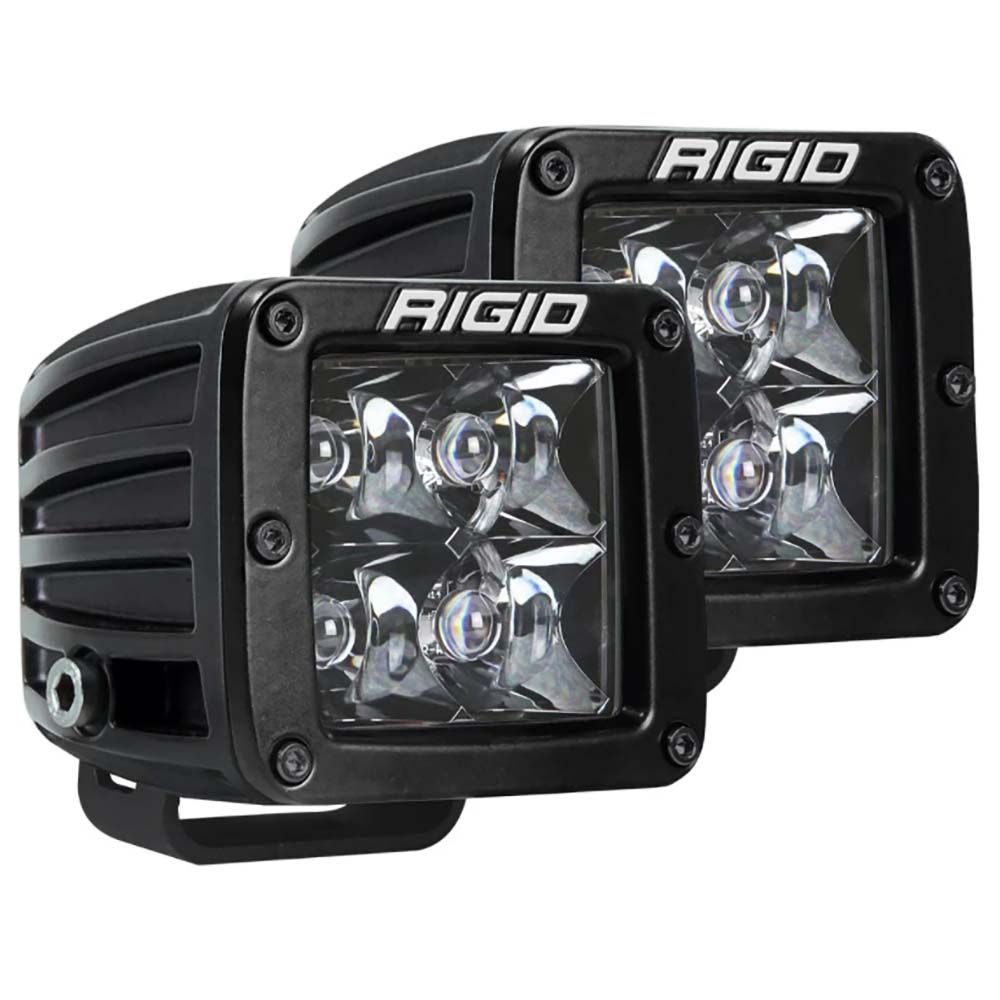 RIGID Industries D-Series Pro Dually Spot Surface Mount Pair - Midnight Edition [202213BLK] - Houseboatparts.com