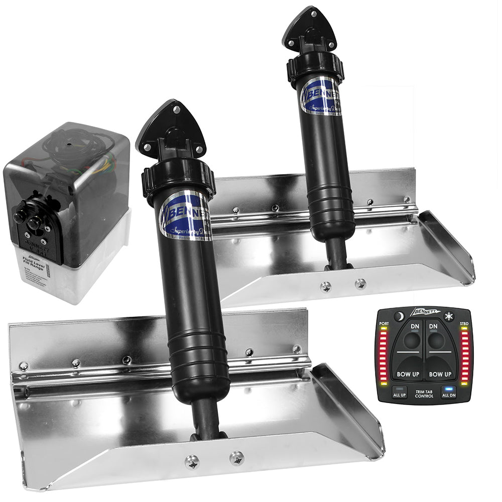 Bennett Marine 12x9 Sport Tab System w/One Box Indication [ST9OBI] - Houseboatparts.com