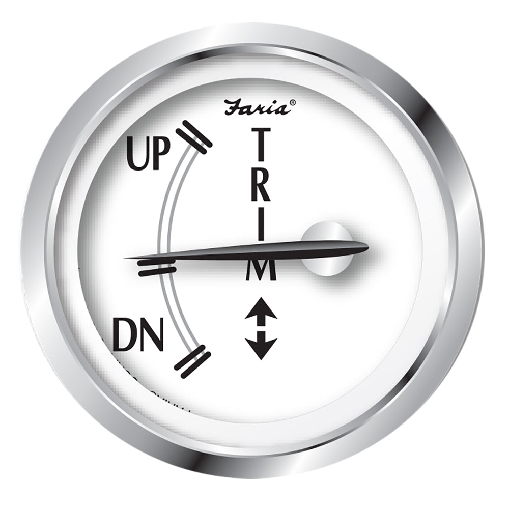 Faria Newport SS 2" Trim Gauge f/J/E/Suzuki Outboards [25007] - Houseboatparts.com