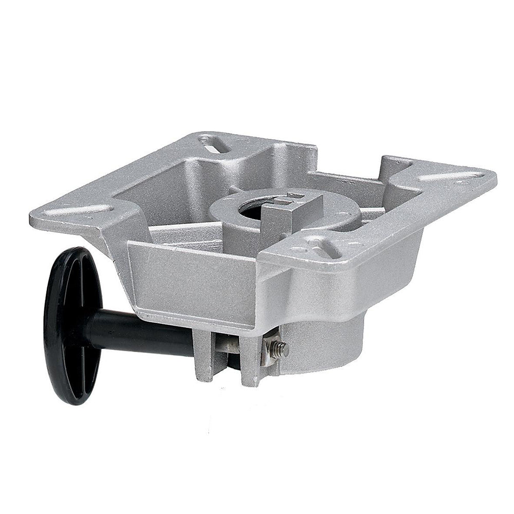 Attwood SWIVL-EZE LakeSport 2-3/8" Seat Mount w/Friction Control - Aluminum [818440] - Houseboatparts.com