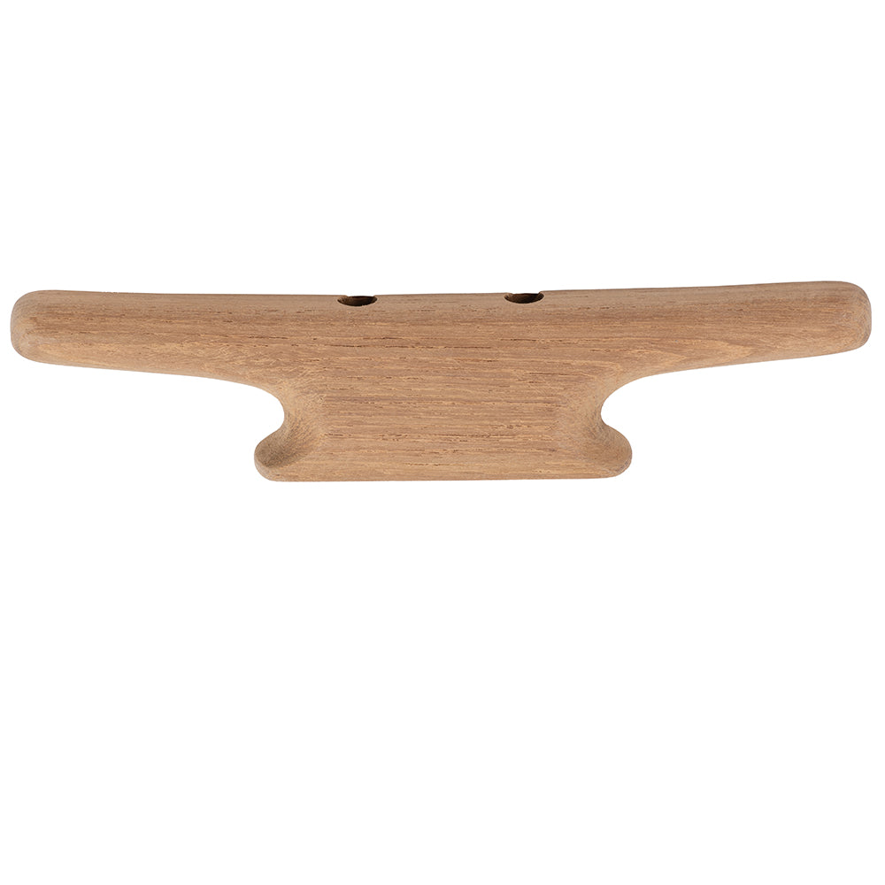 Whitecap 8" Cleat - Teak [60402] - Houseboatparts.com