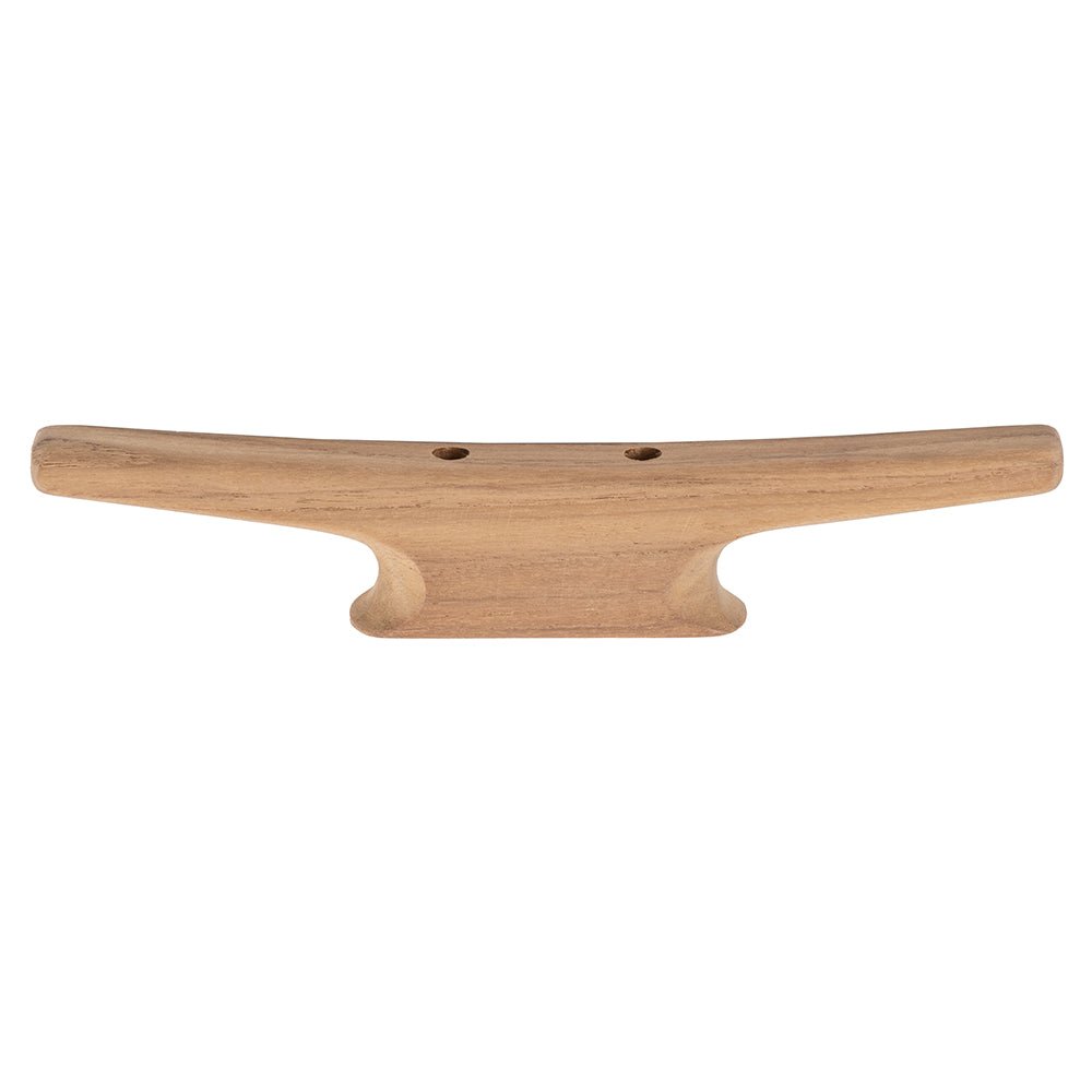 Whitecap 10" Cleat - Teak [60404] - Houseboatparts.com
