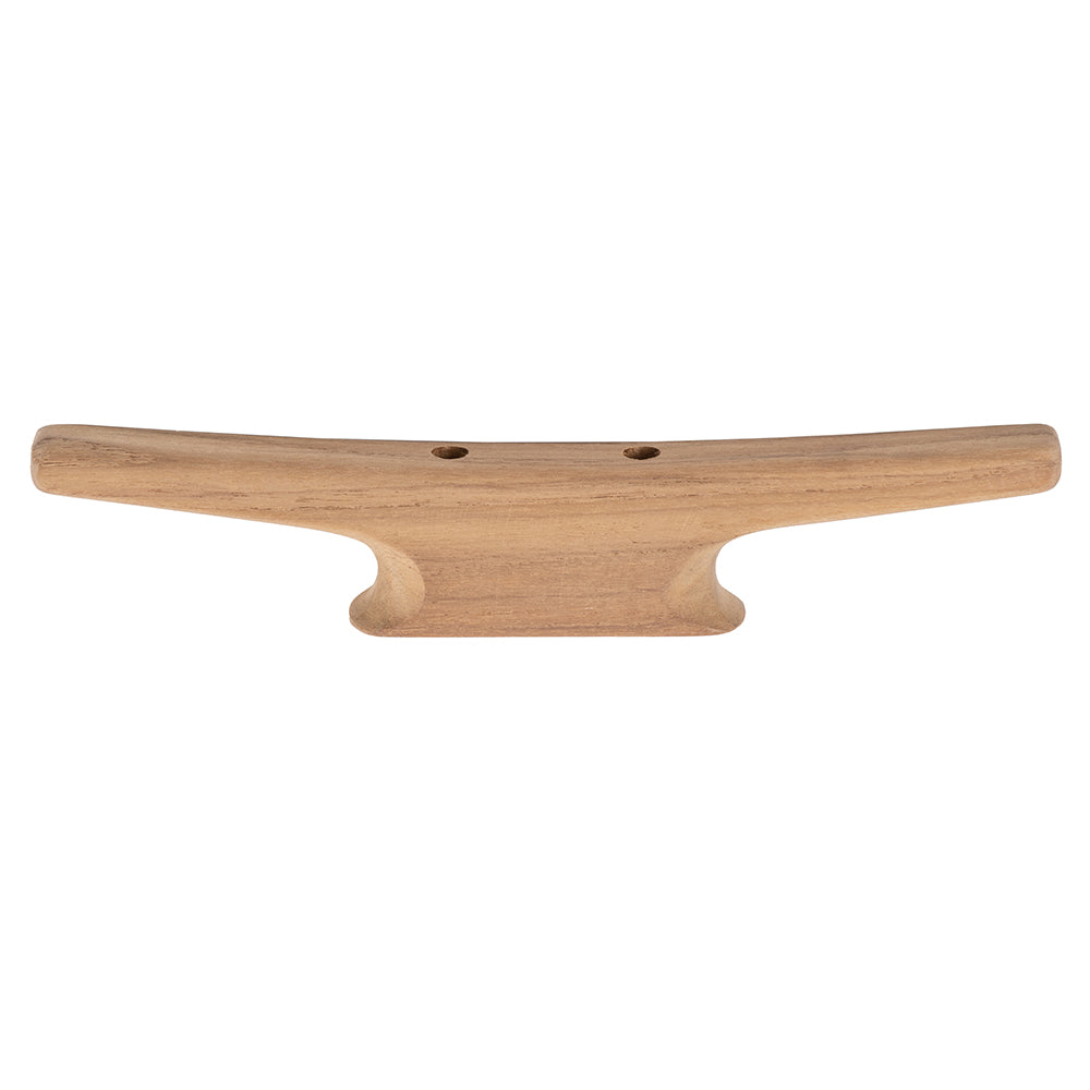 Whitecap 10" Cleat - Teak [60404] - Houseboatparts.com