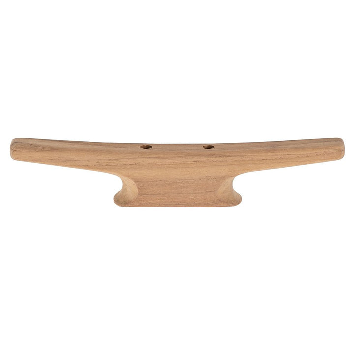 Whitecap 10" Cleat - Teak [60404] - Houseboatparts.com