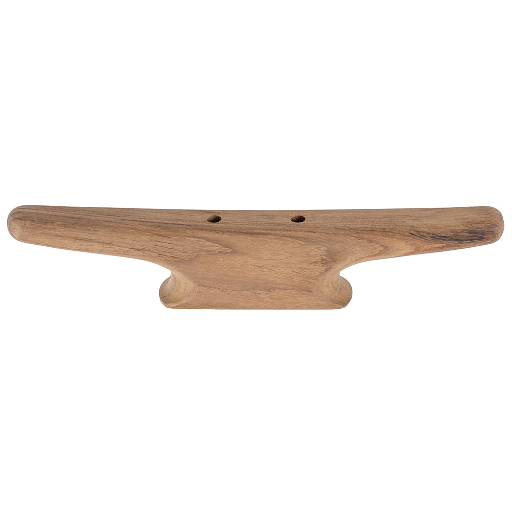 Whitecap 12" Cleat - Teak [60406] - Houseboatparts.com