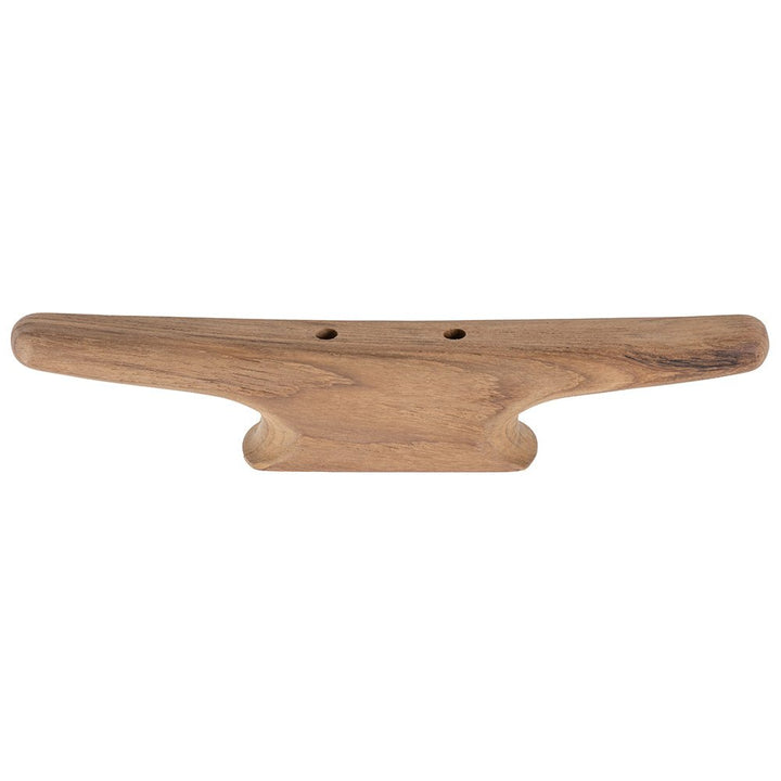 Whitecap 12" Cleat - Teak [60406] - Houseboatparts.com