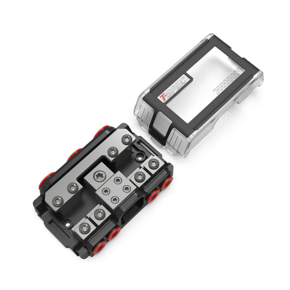 T-Spec VPNB4 MANL 4 Position All-In-One Distribution Block w/Cover [VPNB4] - Houseboatparts.com