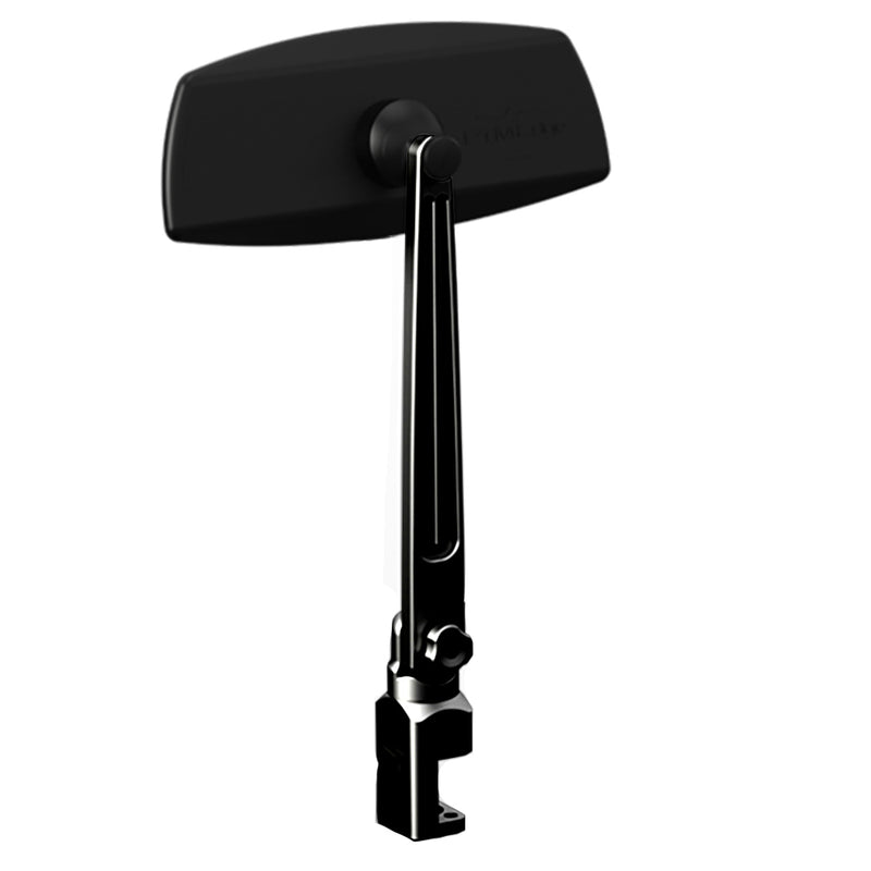 PTM Edge Pontoon Mirror/Bracket Kit w/VR-100 Pro  PCX-200 (Black) [P13157-200TEBBK] - Houseboatparts.com