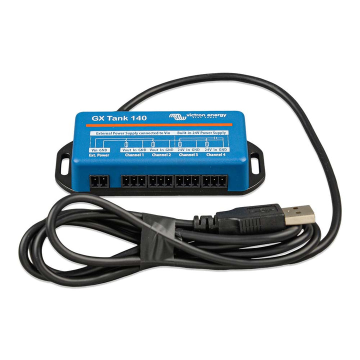 Victron GX Tank 140 Tank Monitoring f/4 - 20 MA, 1 - 10VDC Sensors - Monitors Up to 4 Sensors *Sensor Not Included [BPP920140100] - Houseboatparts.com