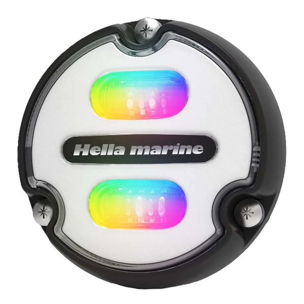 Hella Marine Apelo A1 RGB Underwater Light - 1800 Lumens - Black Housing - White Lens [016146-011] - Houseboatparts.com