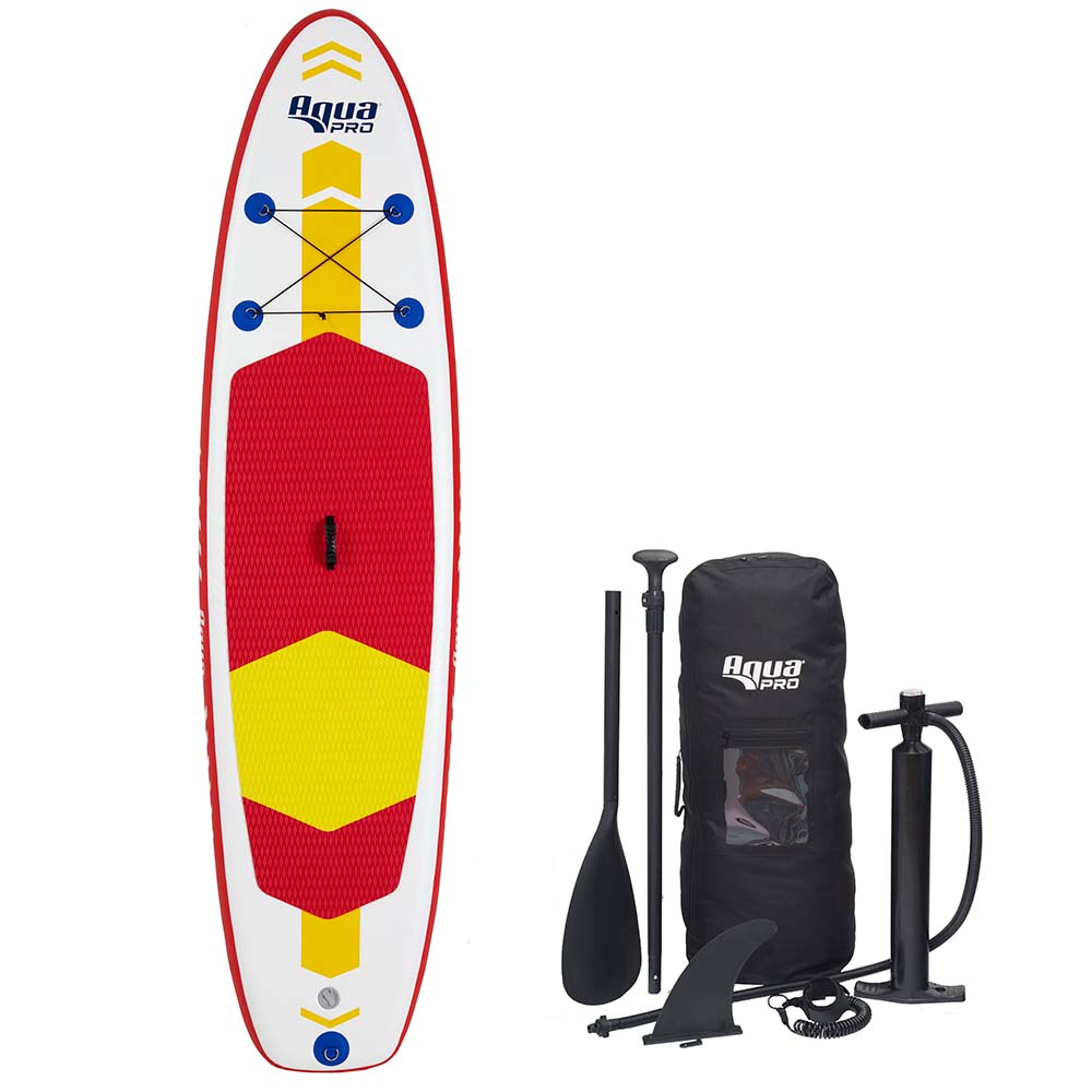 Aqua Leisure 10 Inflatable Stand-Up Paddleboard Drop Stitch w/Oversized Backpack f/Board Accessories [APR20925] - Houseboatparts.com