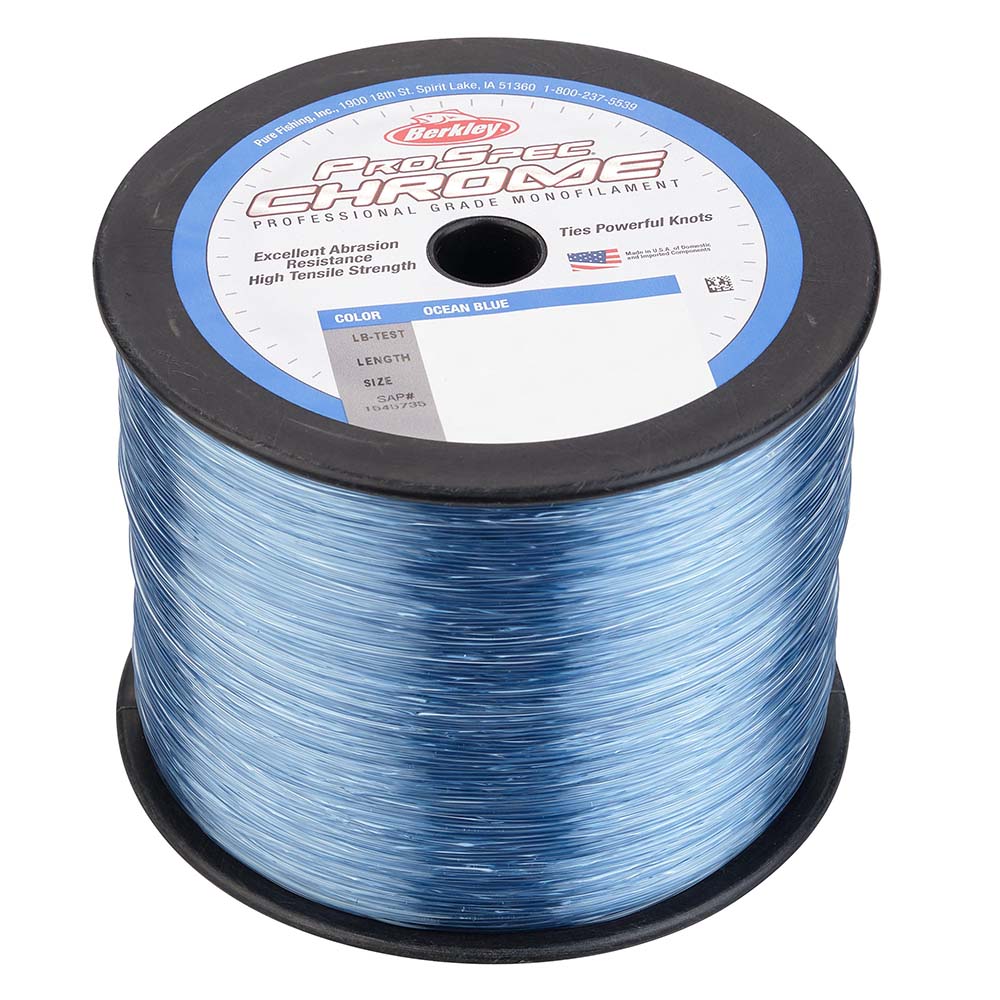 Berkley ProSpec Chrome Ocean Blue Monofilament - 130 lb - 2000 yds - PSC5B130-OBL [1545751] - Houseboatparts.com