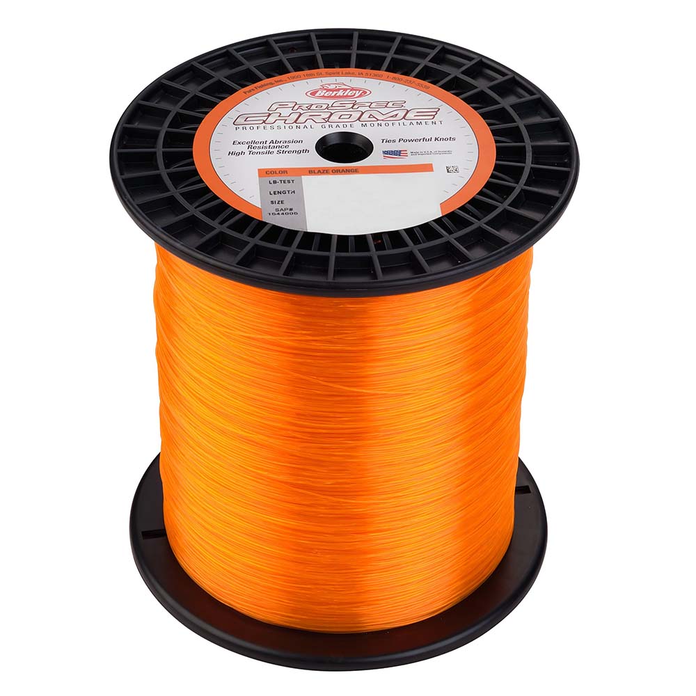 Berkley ProSpec Chrome Blaze Orange Monofilament - 100 lb - 2850 yds - PSC5B100-80 [1544015] - Houseboatparts.com