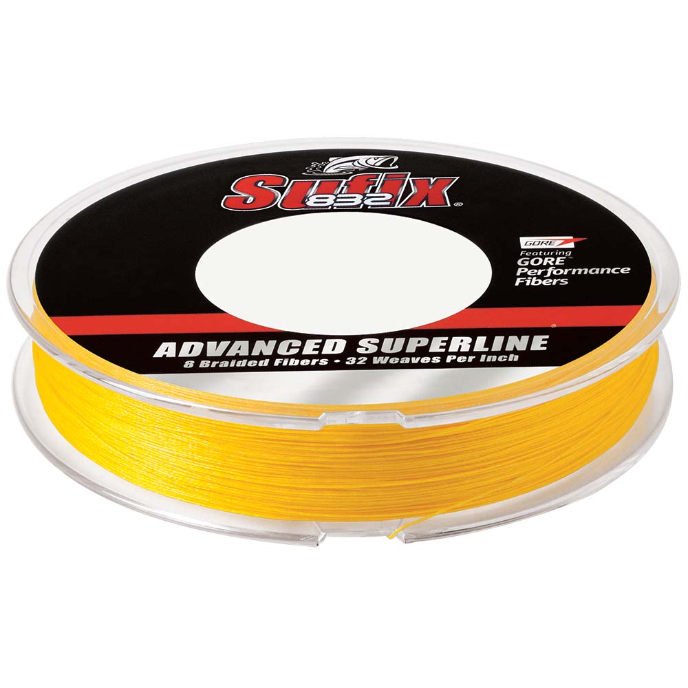 Sufix 832 Advanced Superline Braid - 10lb - Hi-Vis Yellow - 300 yds [660-110Y] - Houseboatparts.com