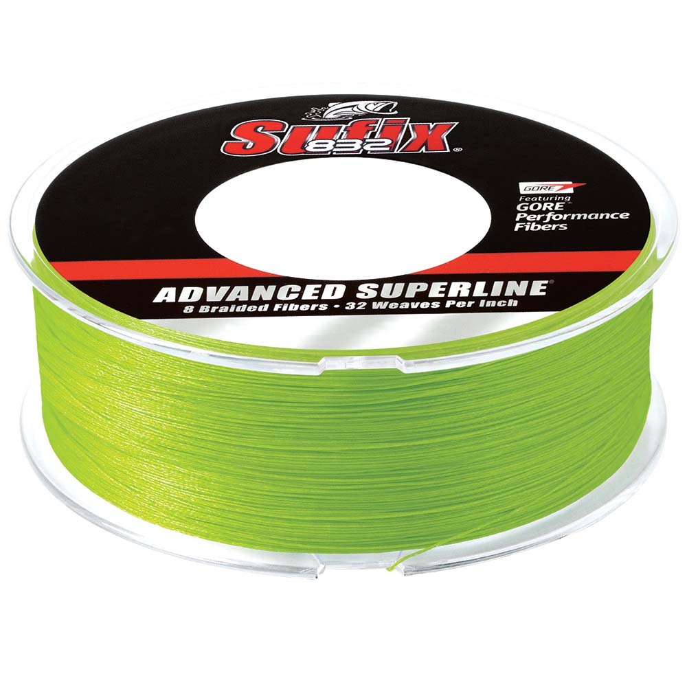 Sufix 832 Advanced Superline Braid - 10lb - Neon Lime - 600 yds [660-210L] - Houseboatparts.com