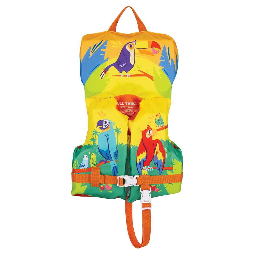 Full Throttle Infant/Child Character Life Jacket - Toucan [104200-300-000-22] - Houseboatparts.com