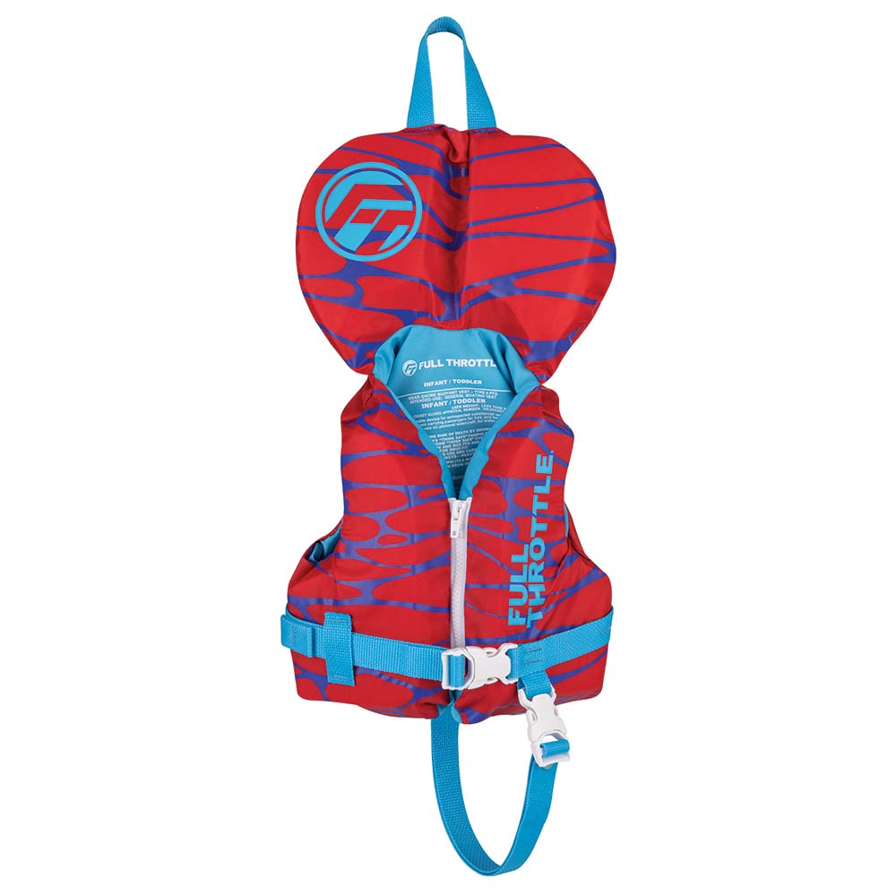 Full Throttle Infant Nylon Life Jacket - Red [112400-100-000-22] - Houseboatparts.com