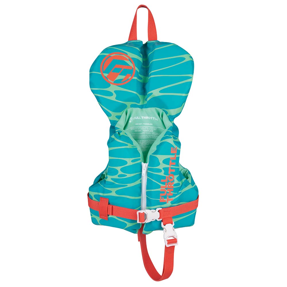 Full Throttle Infant Nylon Life Jacket - Aqua [112400-505-000-22] - Houseboatparts.com