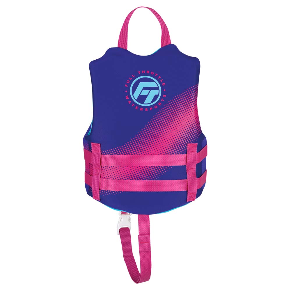 Full Throttle Child Rapid-Dry Life Jacket -Purple [142100-600-001-22] - Houseboatparts.com