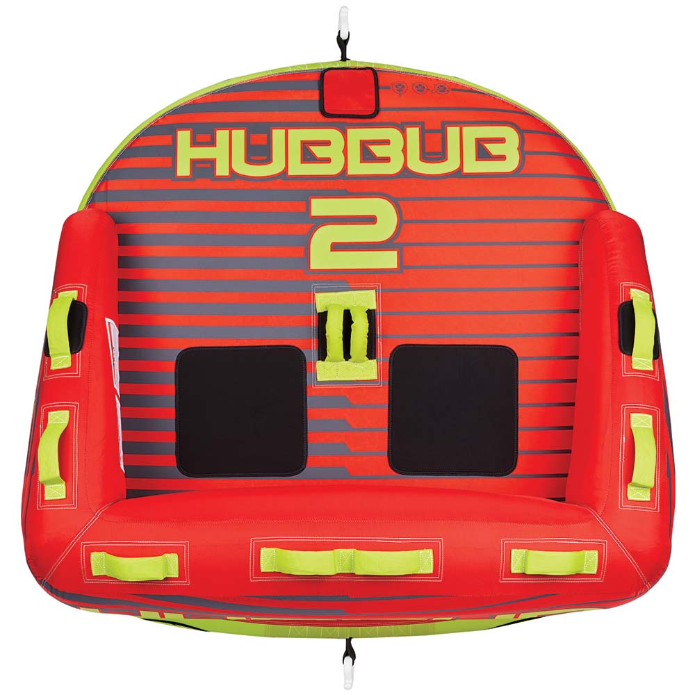 Full Throttle Hubbub 2 Towable Tube - 2 Rider - Red [303400-100-002-21] - Houseboatparts.com
