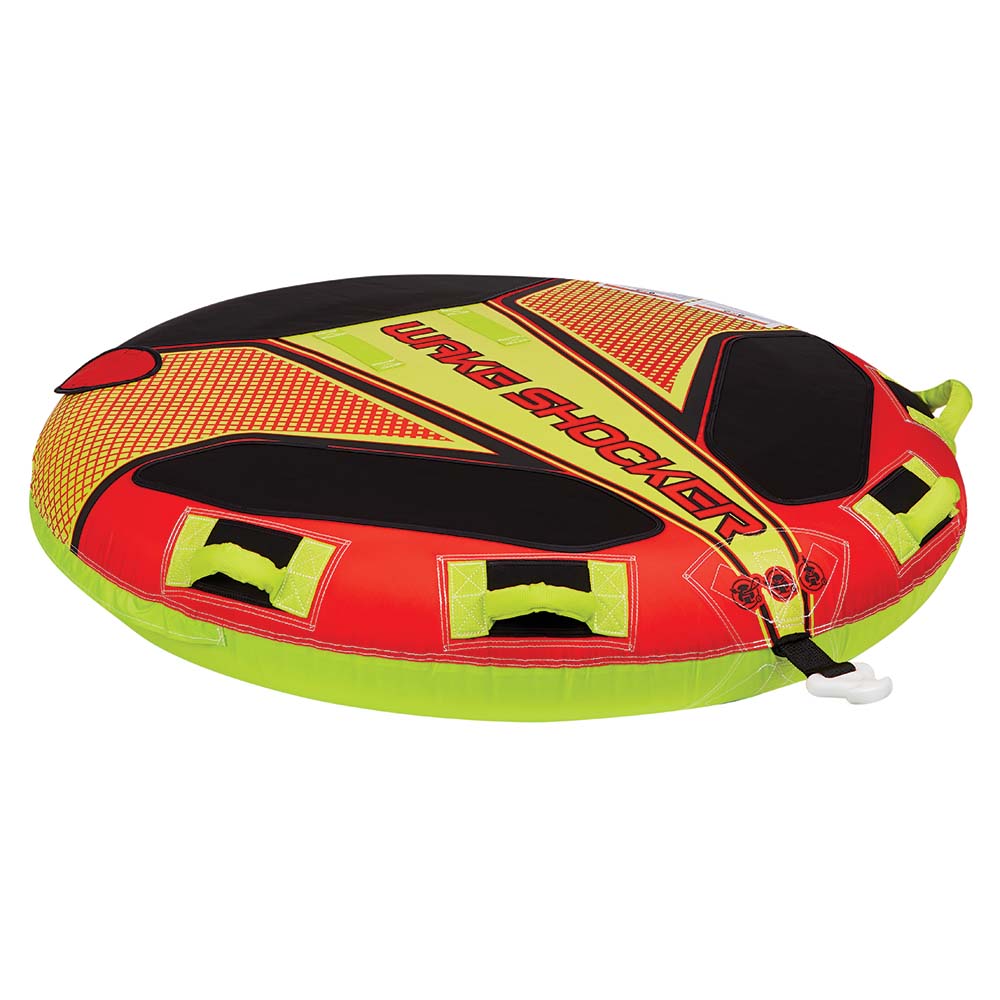 Full Throttle Wake Shocker Towable Tube - 2 Rider - Red [302400-100-002-21] - Houseboatparts.com