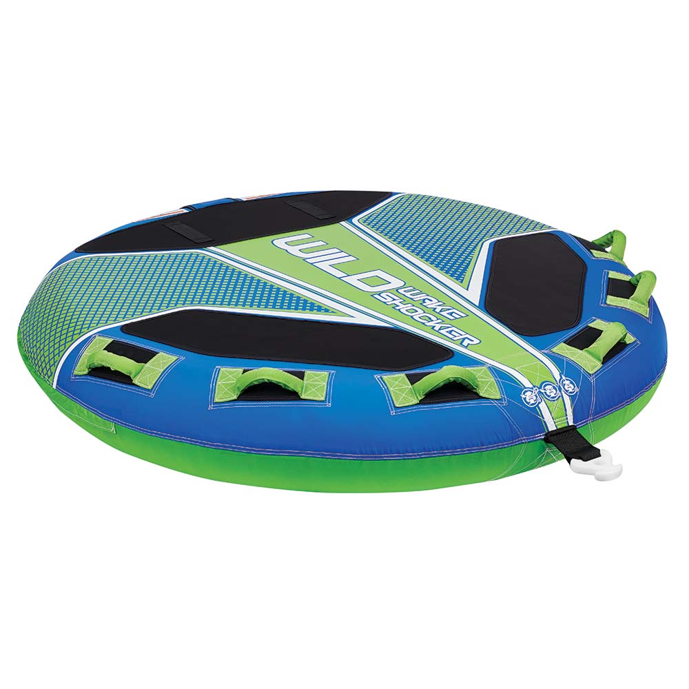 Full Throttle Wild Wake Shocker Towable Tube - 3 Rider - Blue [302400-500-003-21] - Houseboatparts.com