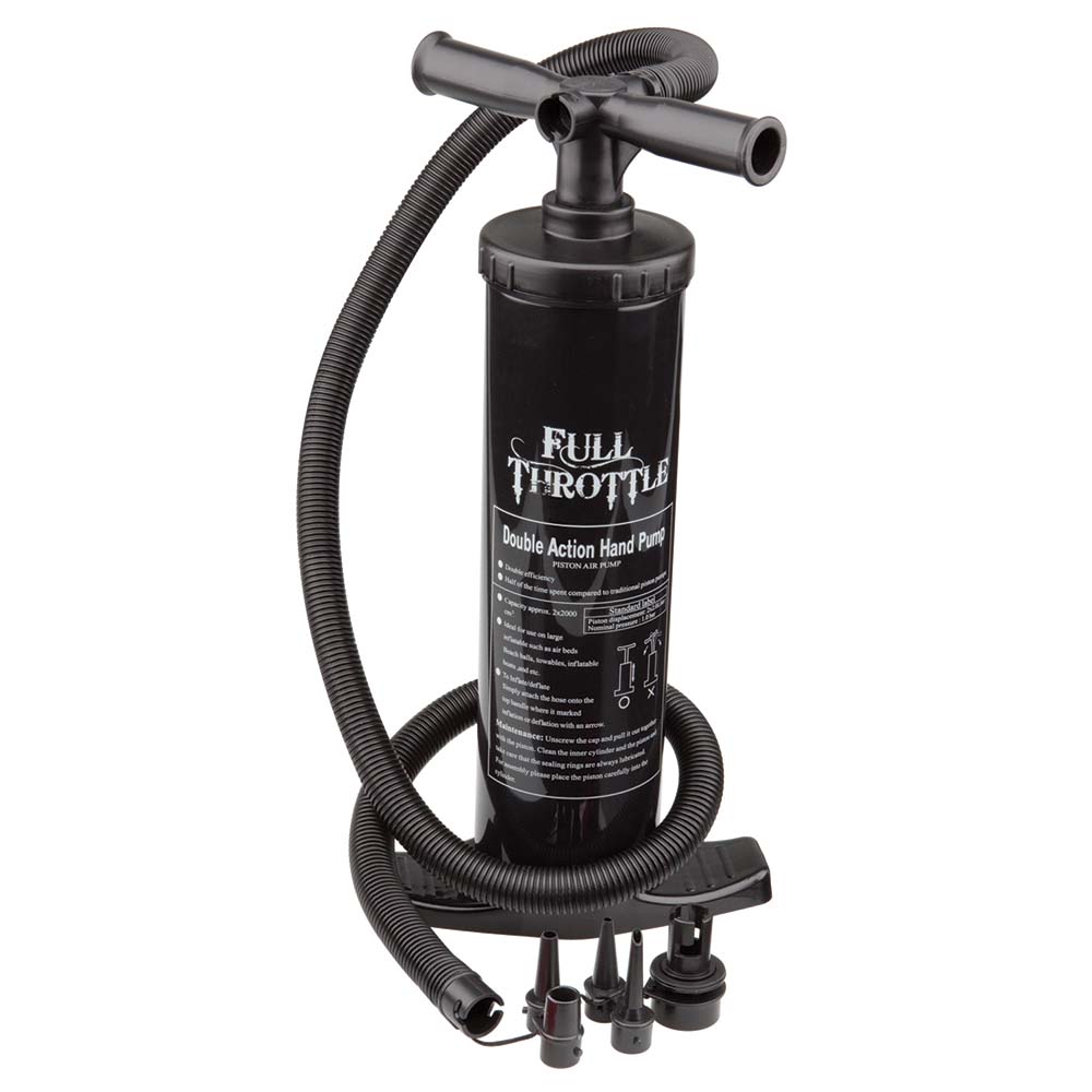 Full Throttle Dual Action Hand Pump - Black [310100-700-999-12] - Houseboatparts.com