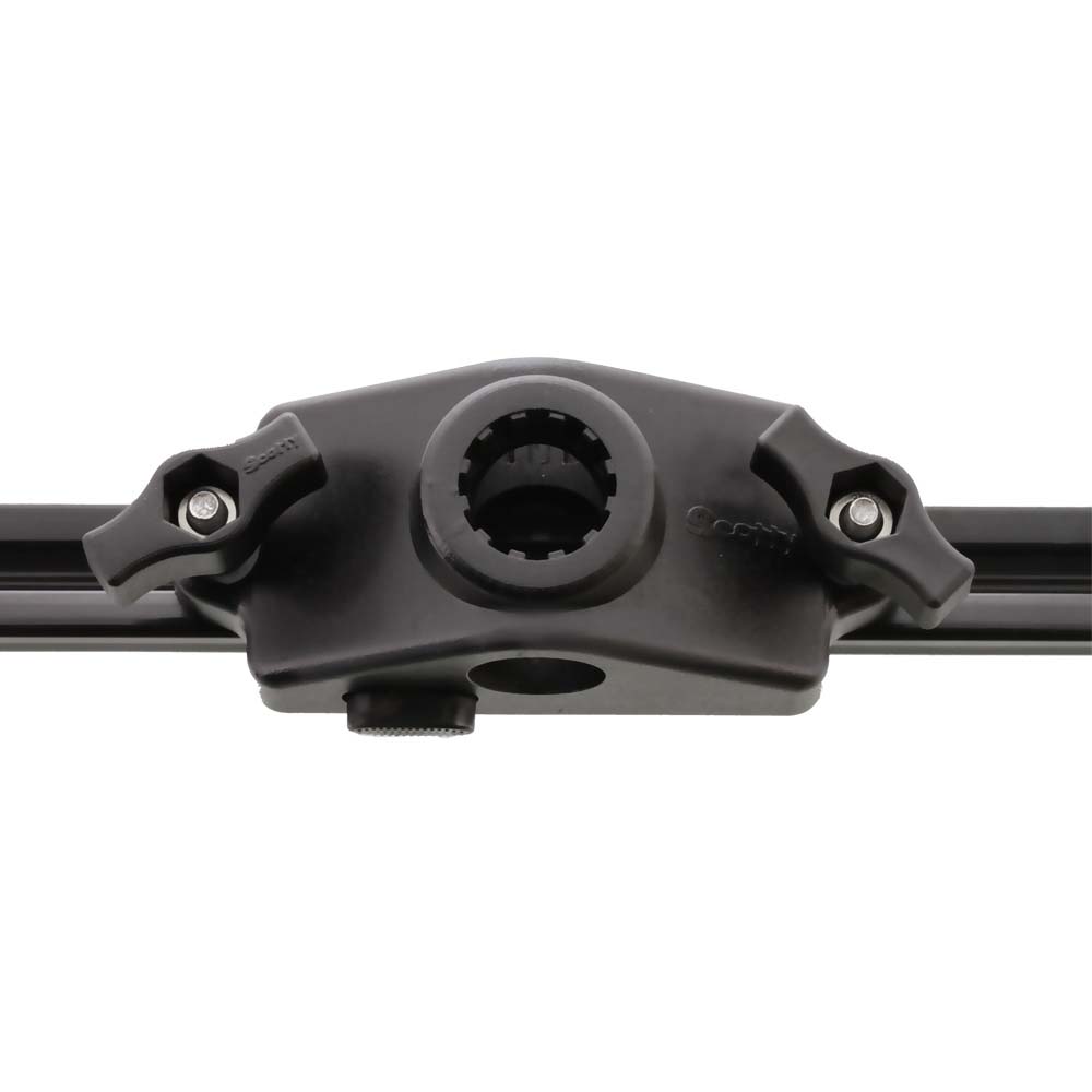 Scotty 0343 Locking Gunnel Track Mount [0343-BK] - Houseboatparts.com