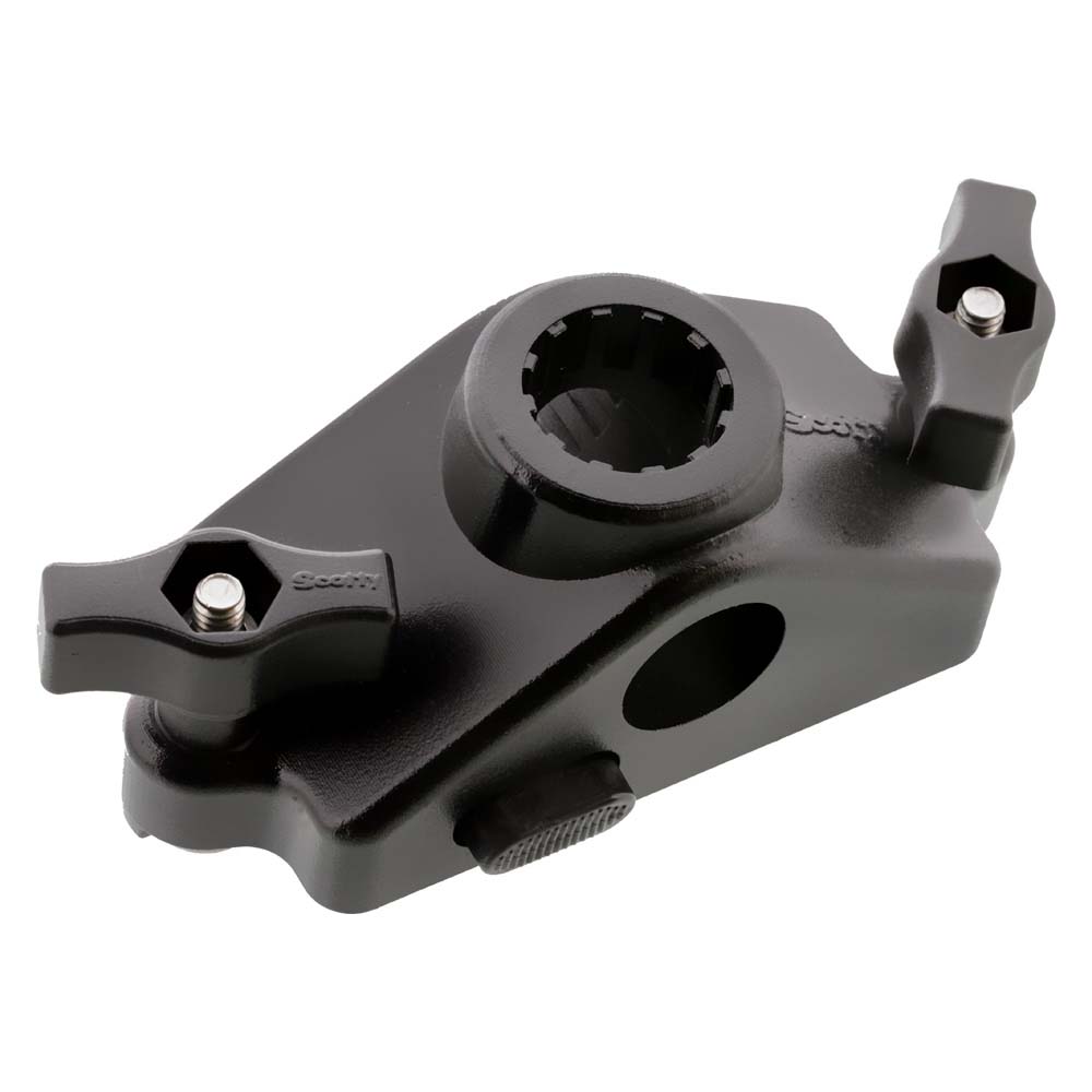 Scotty 0343 Locking Gunnel Track Mount [0343-BK] - Houseboatparts.com