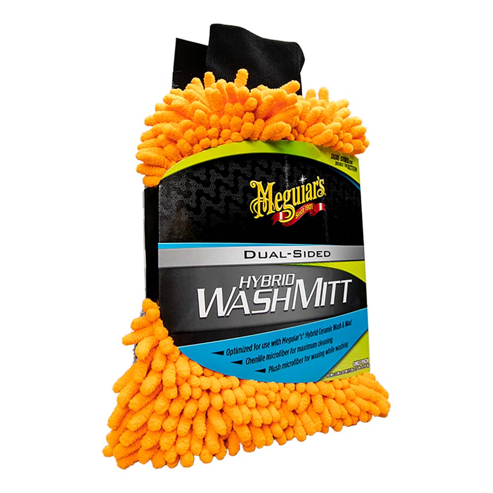 Meguiars Hybrid Wash Mitt - Extremely Plush Microfiber Wash Mitt f/Gently Waxing While Washing [X210200] - Houseboatparts.com