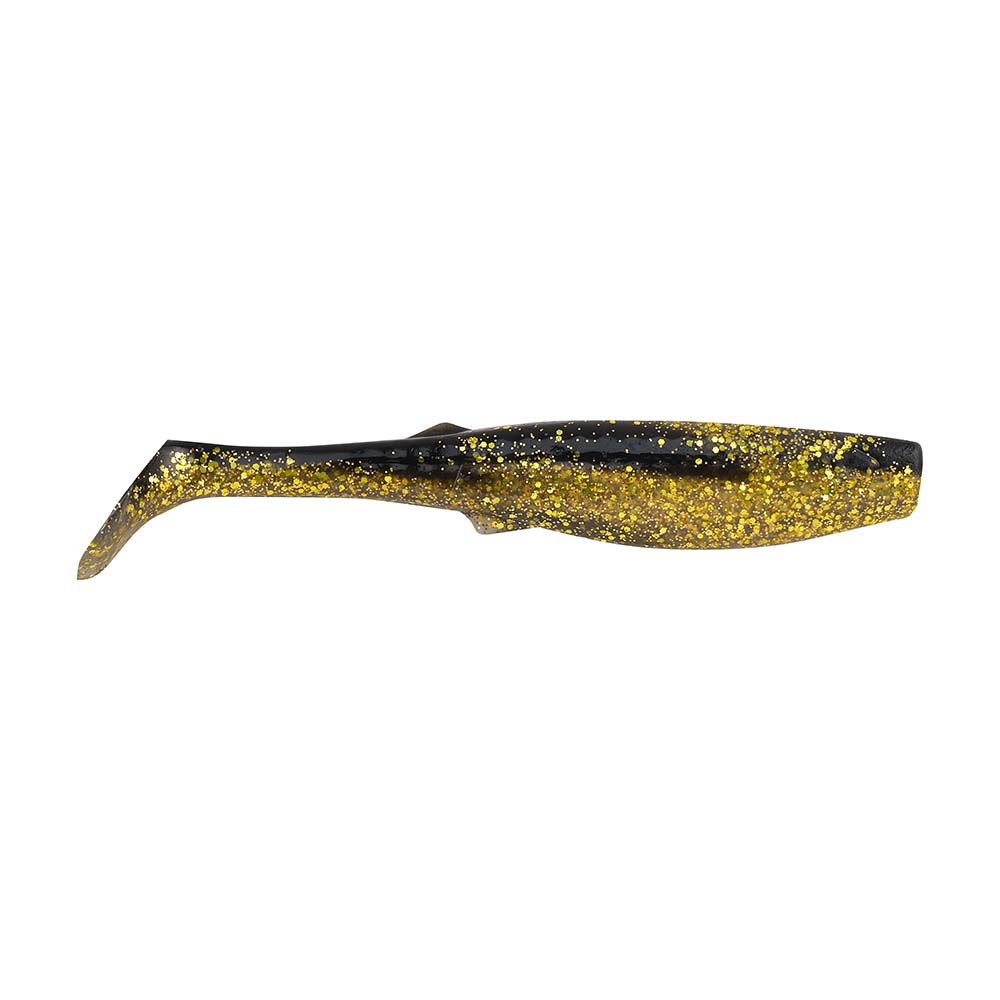 Berkley Gulp! Paddleshad - 4" - Black Gold [1545525] - Houseboatparts.com