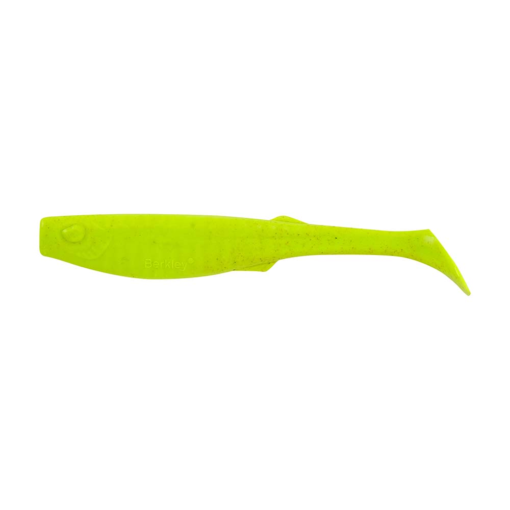 Berkley Gulp! Paddleshad - 4" - Chartreuse [1545527] - Houseboatparts.com