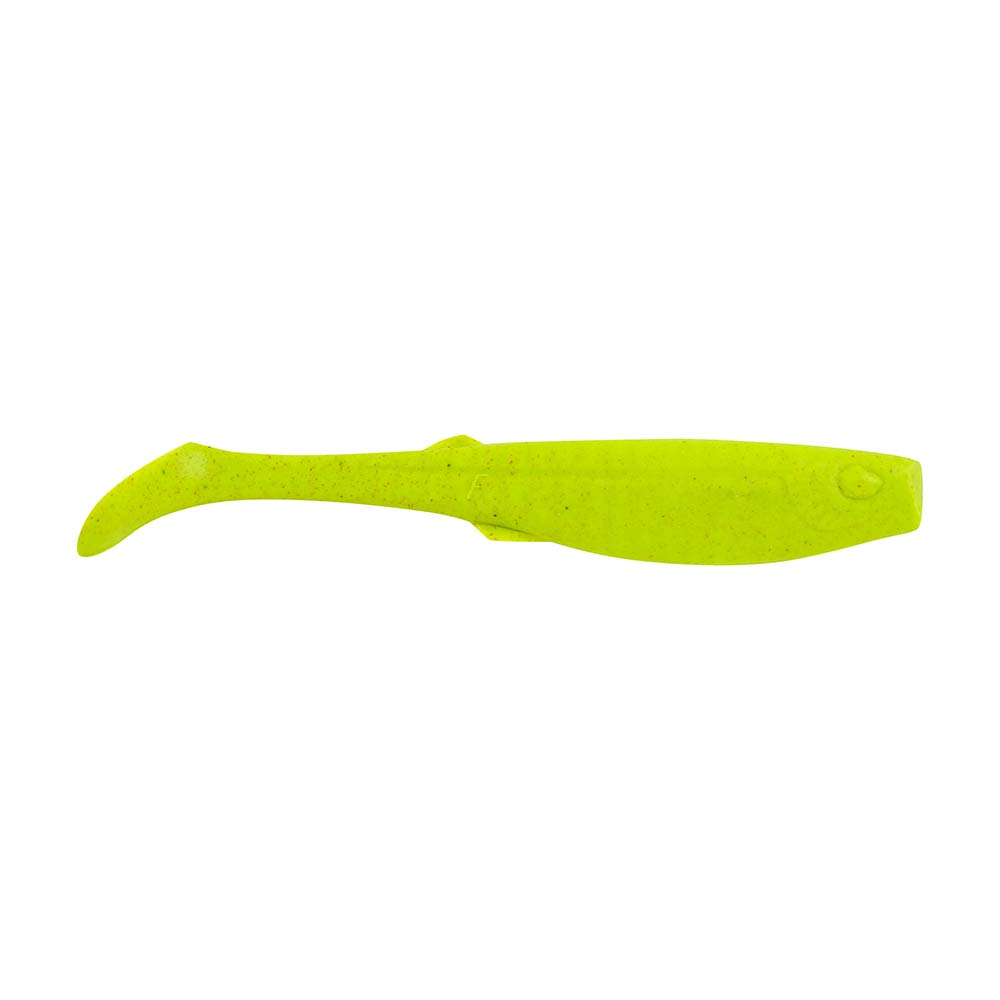 Berkley Gulp! Paddleshad - 4" - Chartreuse [1545527] - Houseboatparts.com