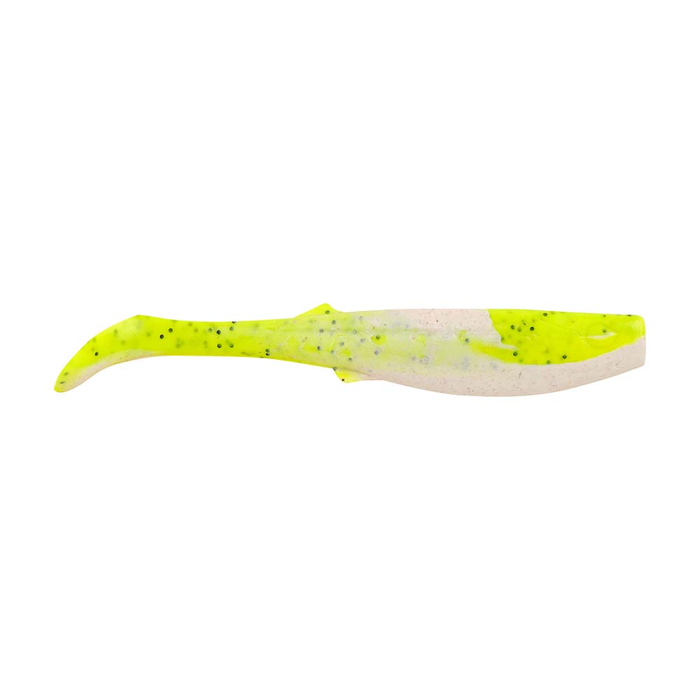 Berkley Gulp! Paddleshad - 4" - Chartreuse Pepper Neon [1545528] - Houseboatparts.com