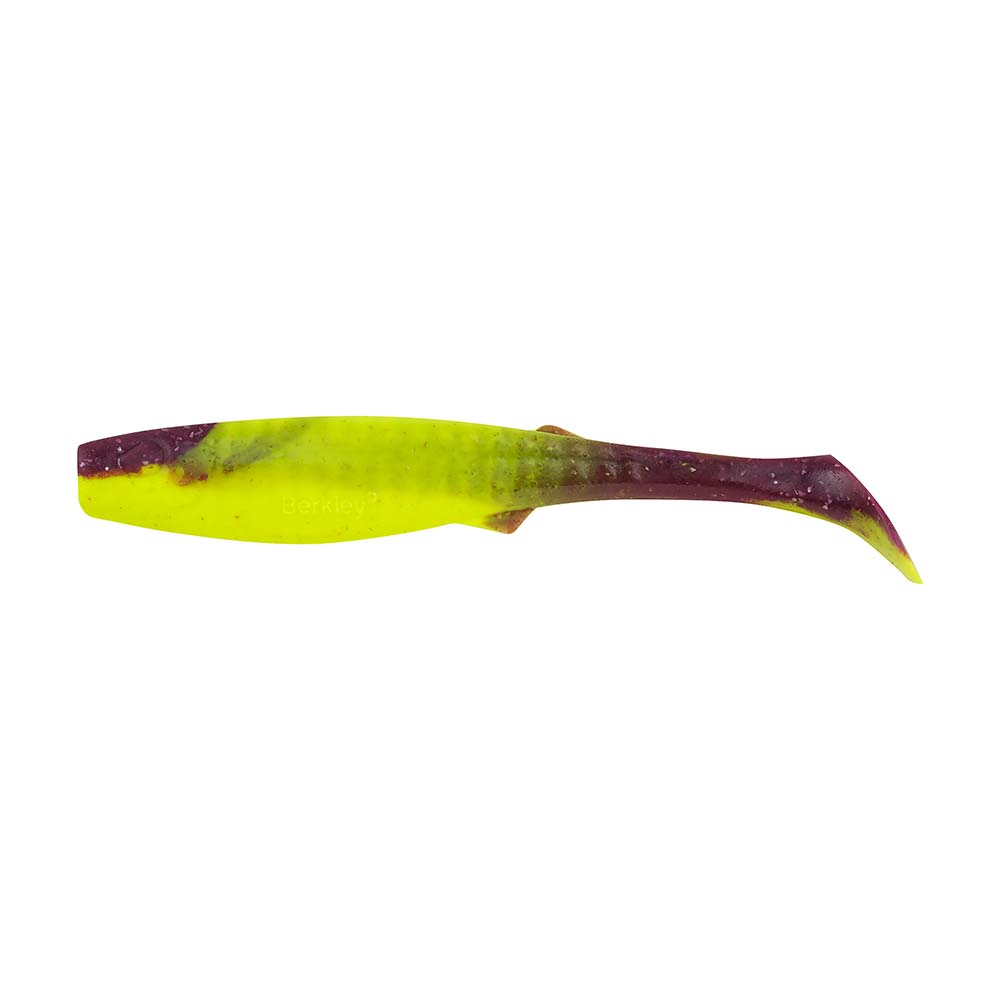 Berkley Gulp! Paddleshad - 4" - Purple Tiger [1545537] - Houseboatparts.com